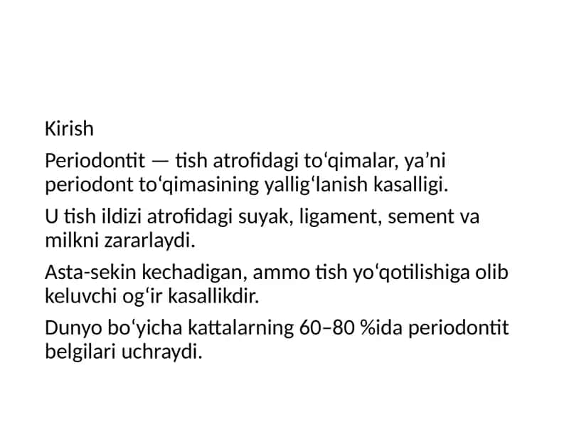 Periodontit 1