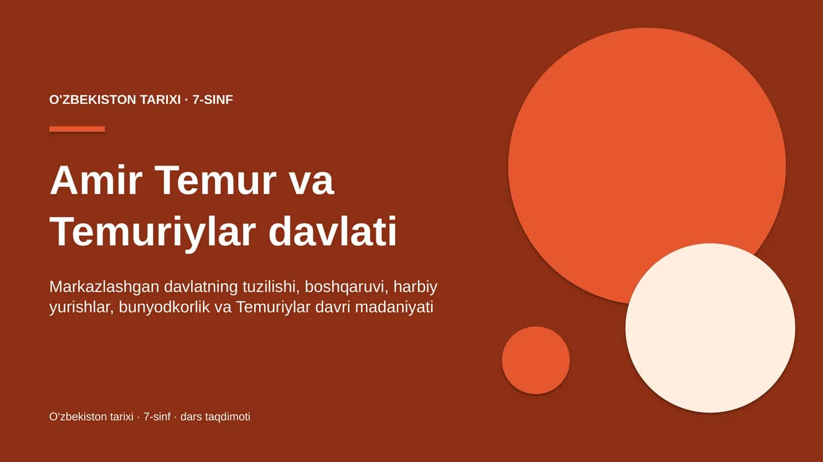 amir temur va temuriylar davlati 7 sinf 7065 1