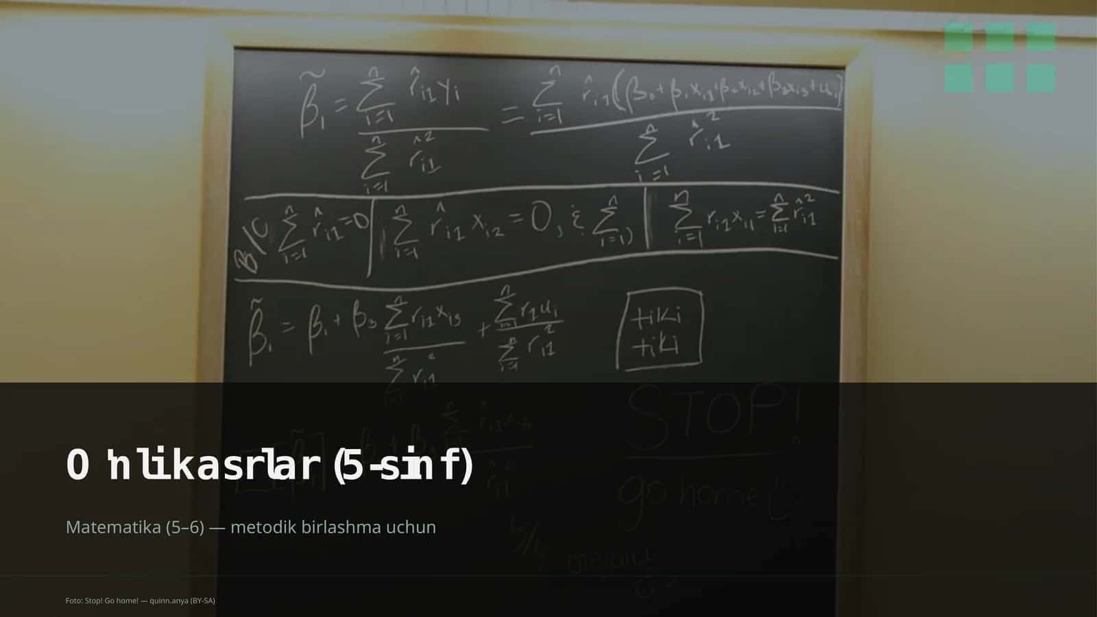O'nli kasrlar (5-sinf) 1
