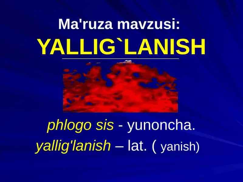 YALLIG`LANISH 1