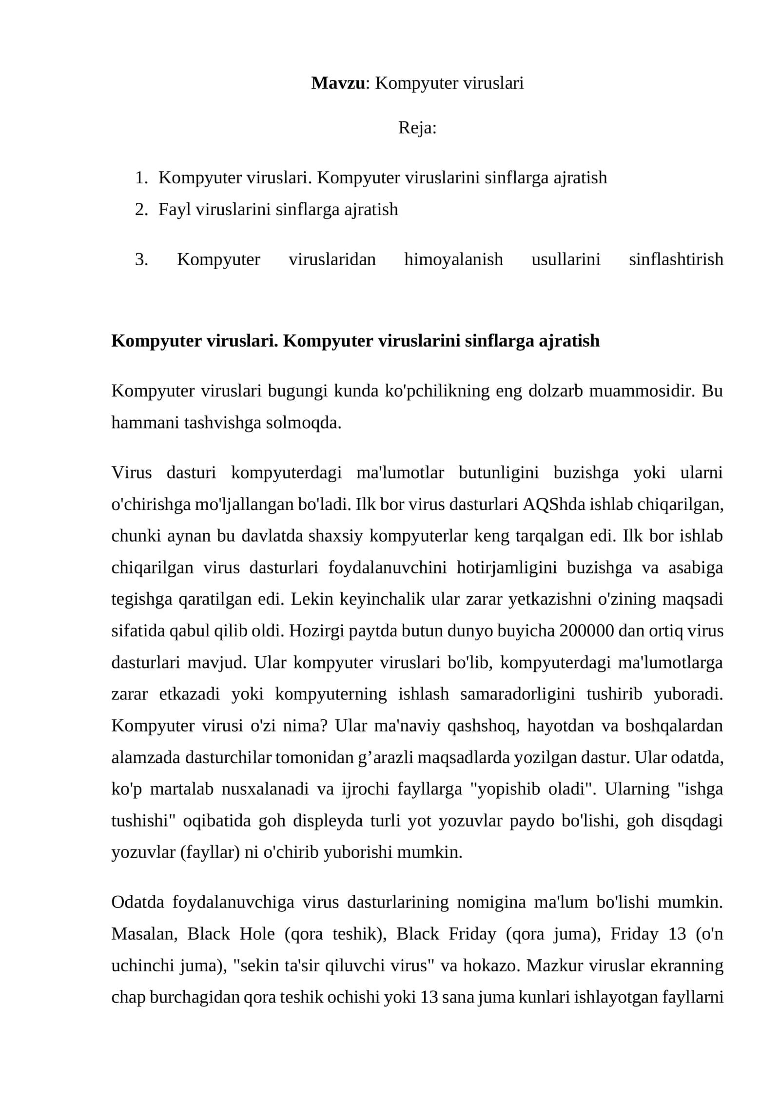 Kompyuter viruslari 1