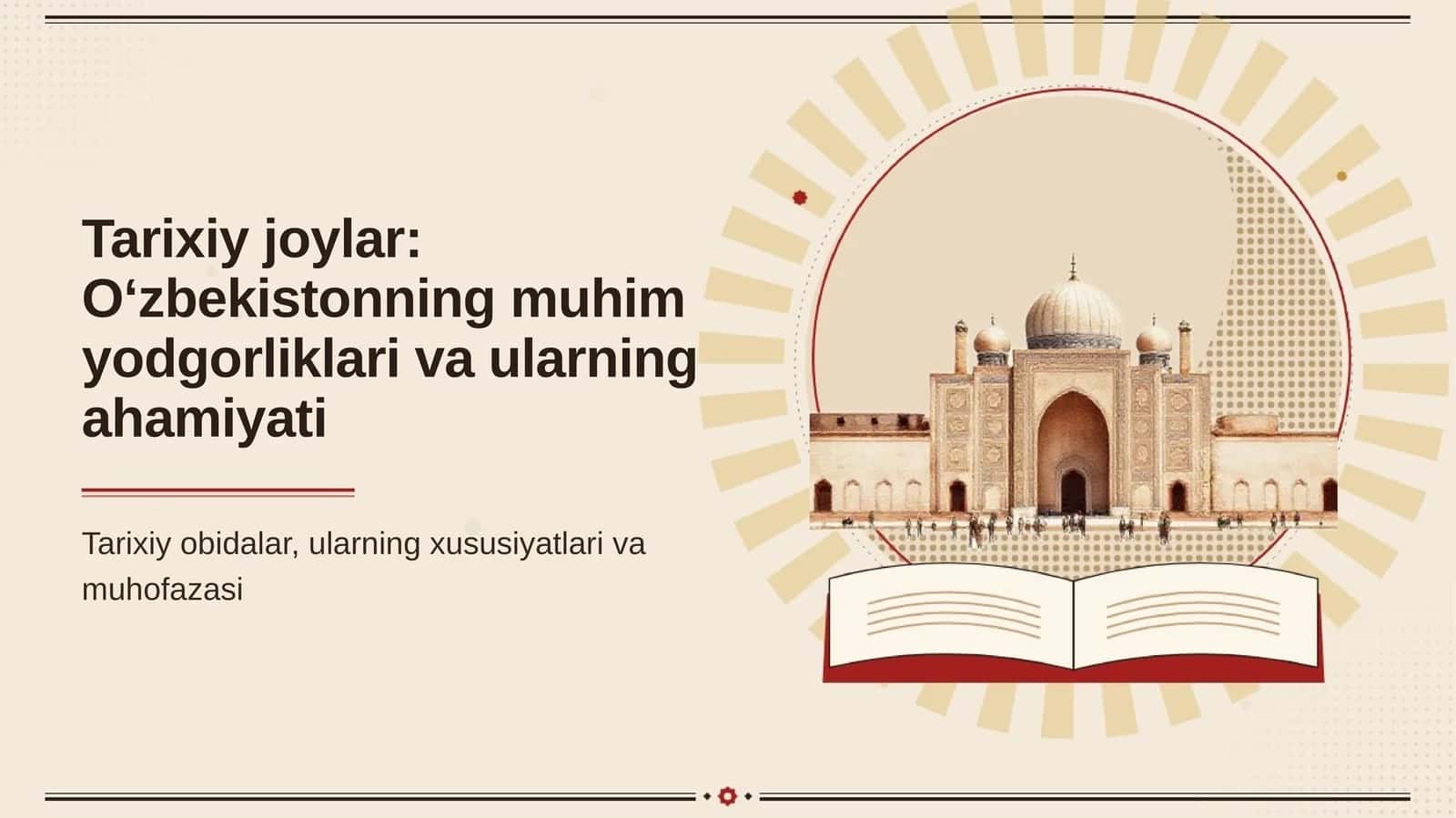 Tarixiy joylar: 1