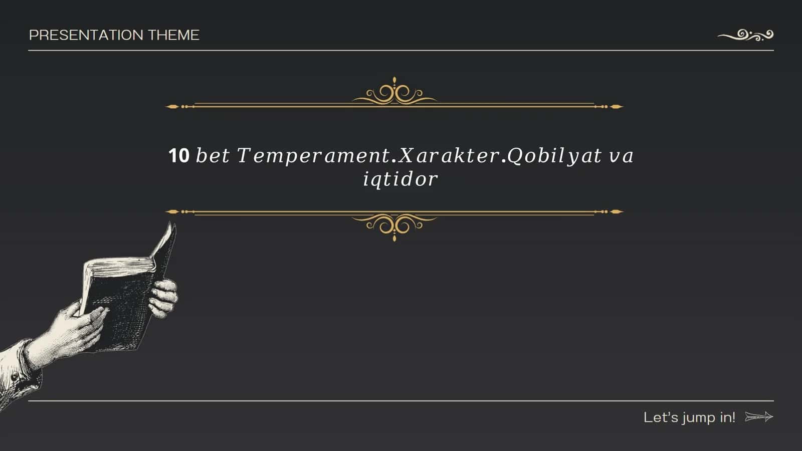 Temperament.Xarakter.Qobiliyat va iqtidor 1