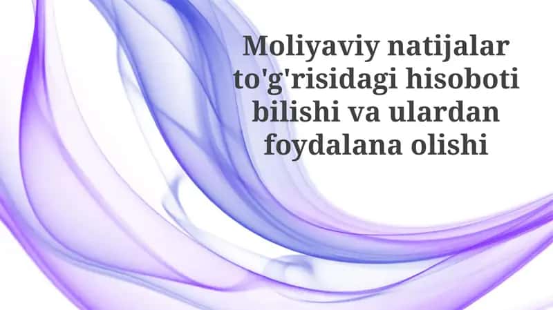 Daromad to'g'risidagi hisobot 1