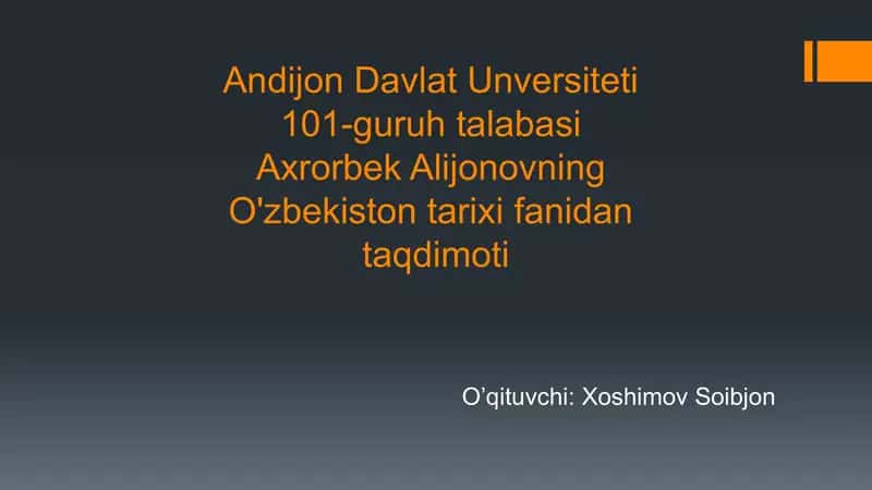 O’rta Osiyoda Paleolit Davri Manzilgohlari 1