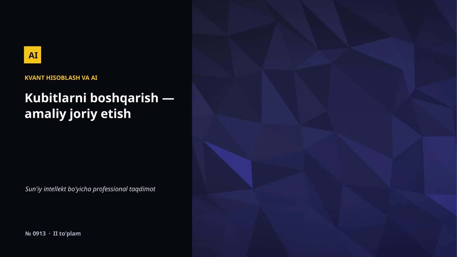 KVANT HISOBLASH VA AI 1