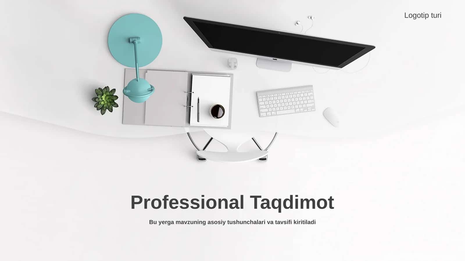 Zamonaviy Ofis Ish Maydoni va Kompyuter Savodxonligi Taqdimoti (36 Slayd) 1
