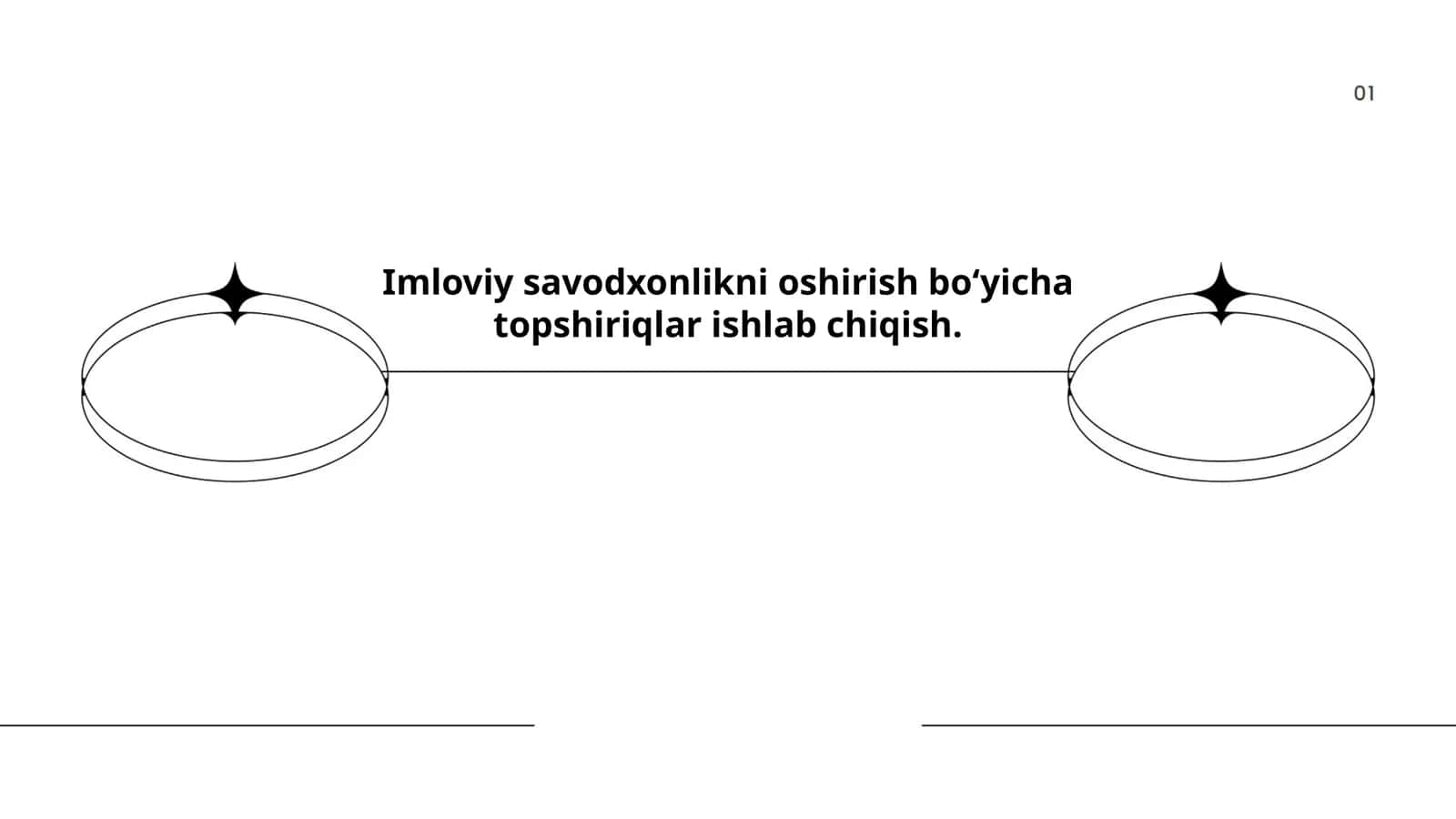 Imloviy savodxonlikni oshirish boʻyicha topshiriqlar 1
