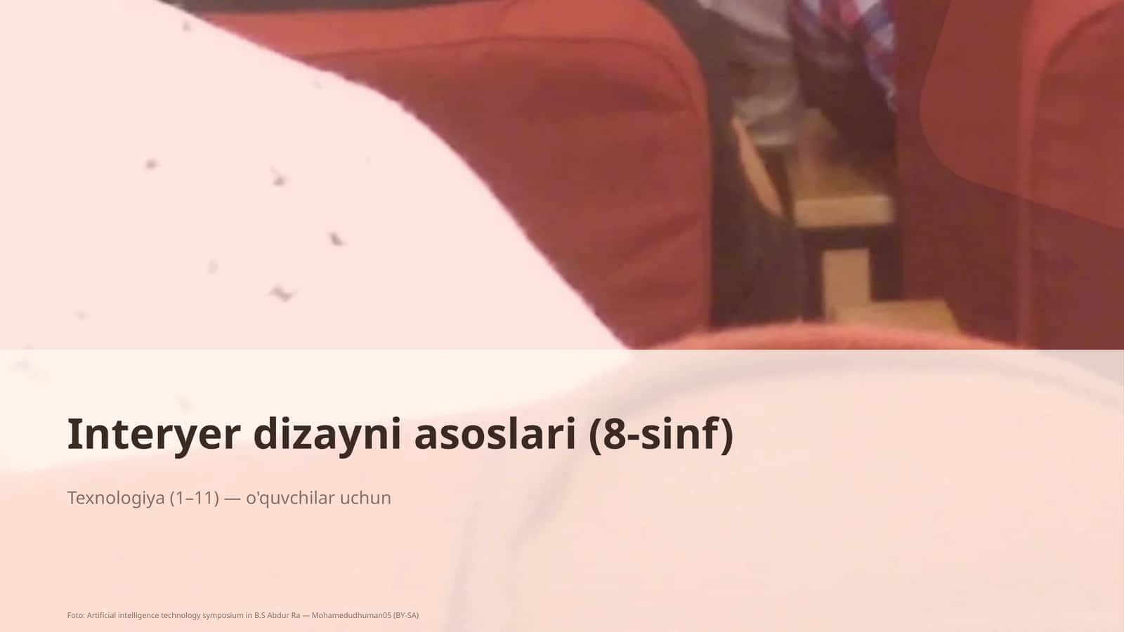 Interyer dizayni asoslari (8-sinf) 1