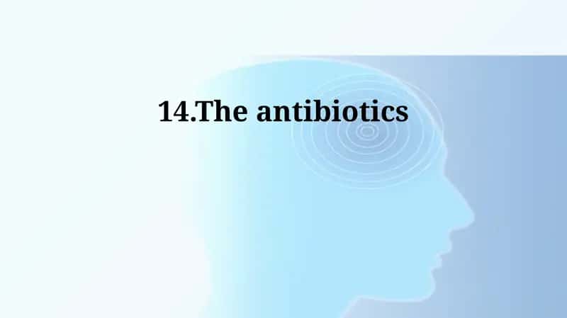 Antibiotics 1