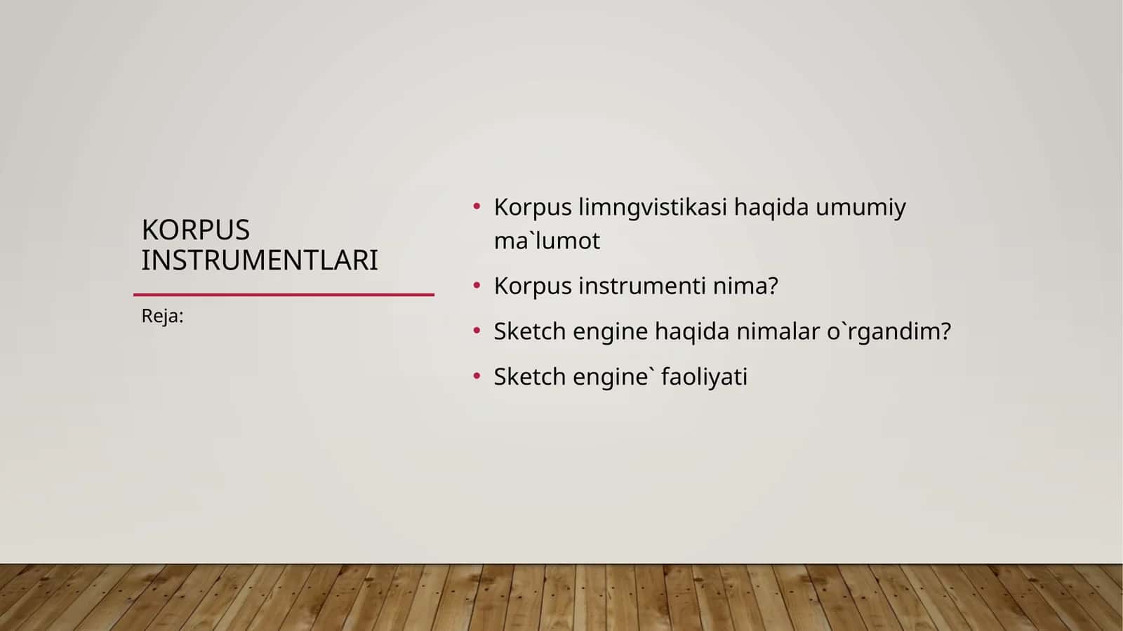 Korpus instrumentlari 1