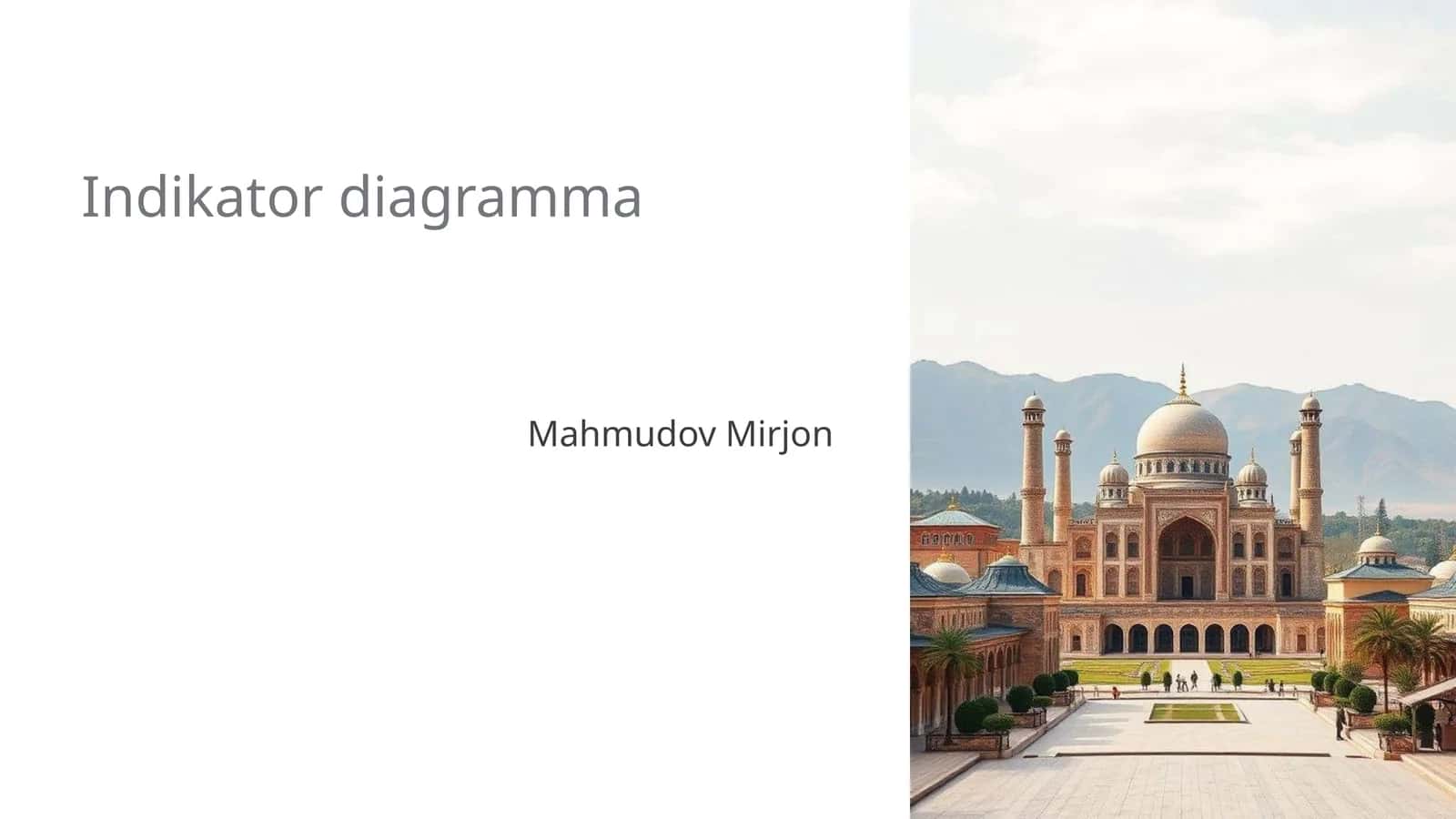 Indikator diagramma 1