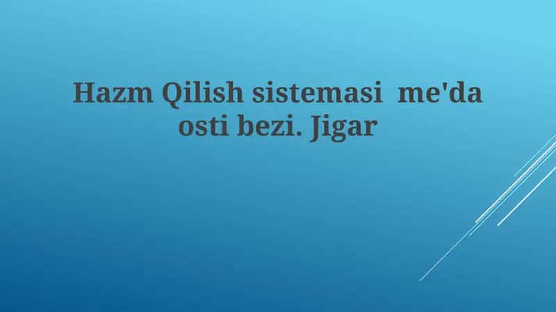 Oshqozon osti bezi kasalliklari: Pankreatit 1