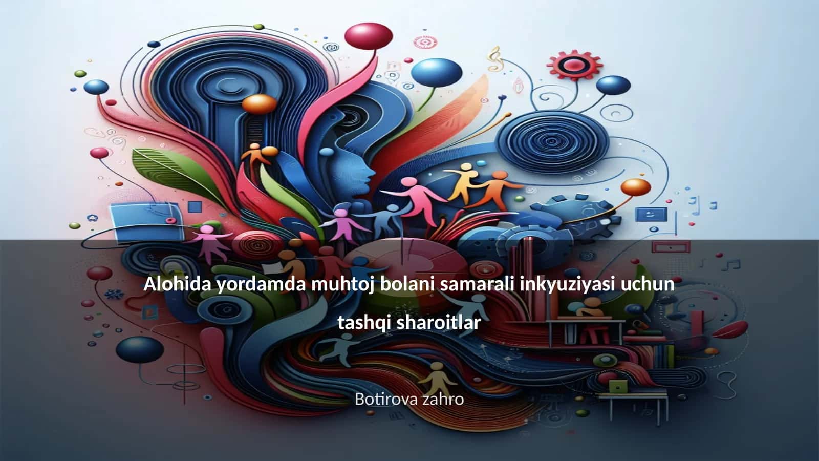 Alohida yordamda muhtoj bolani samarali inkyuziyasi uchun tashqi sharoitlar 1