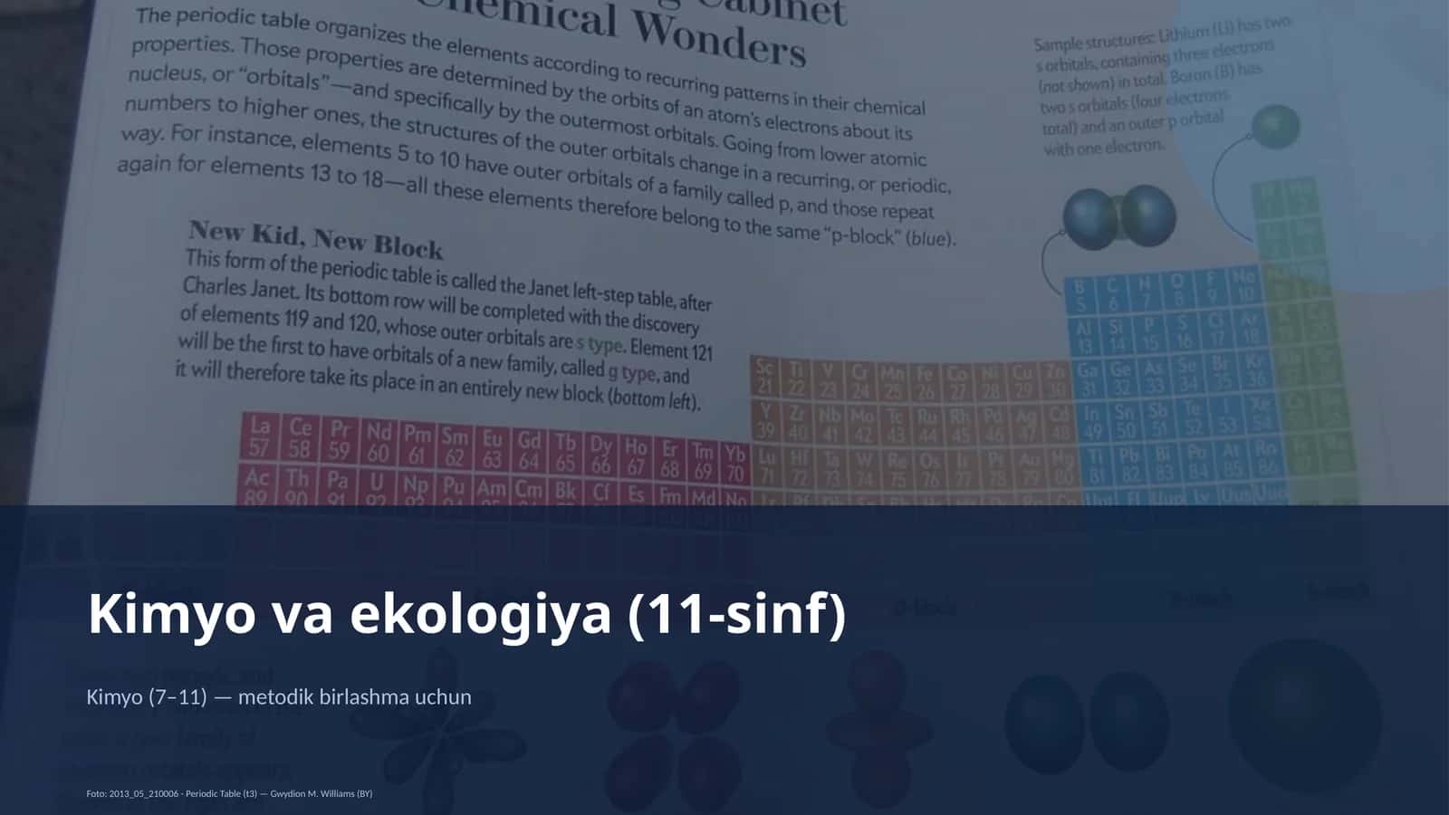 Kimyo va ekologiya (11-sinf) 1