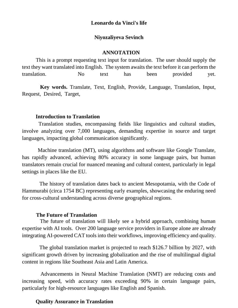 Introduction to Translation 1