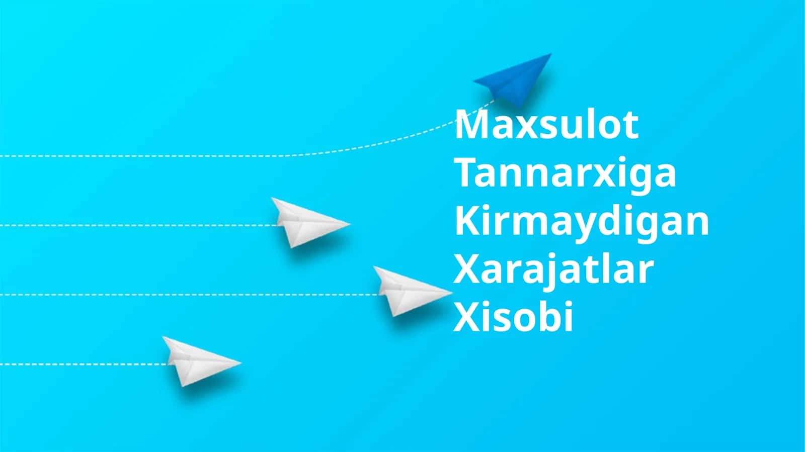 Maxsulot Tannarxiga Kirmaydigan Xarajatlar Xisobi 1