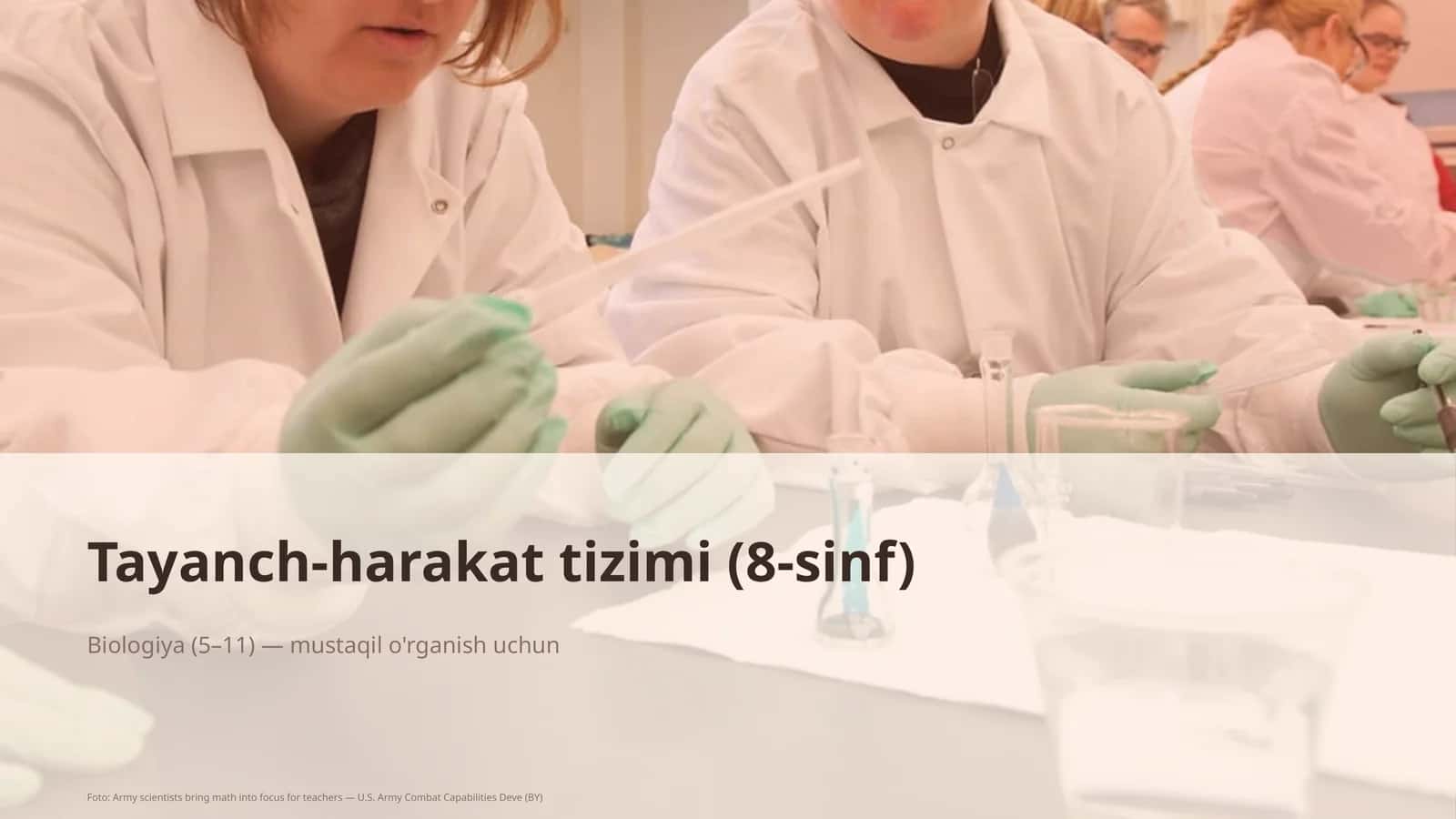 Tayanch-harakat tizimi (8-sinf) 1