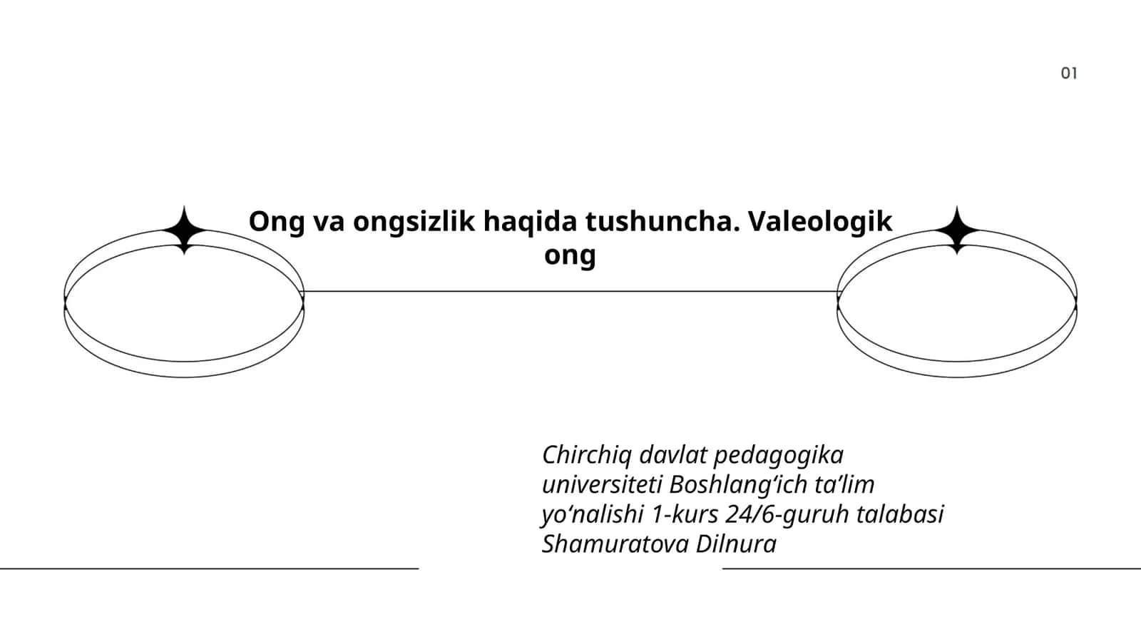 Valeologik ong 1