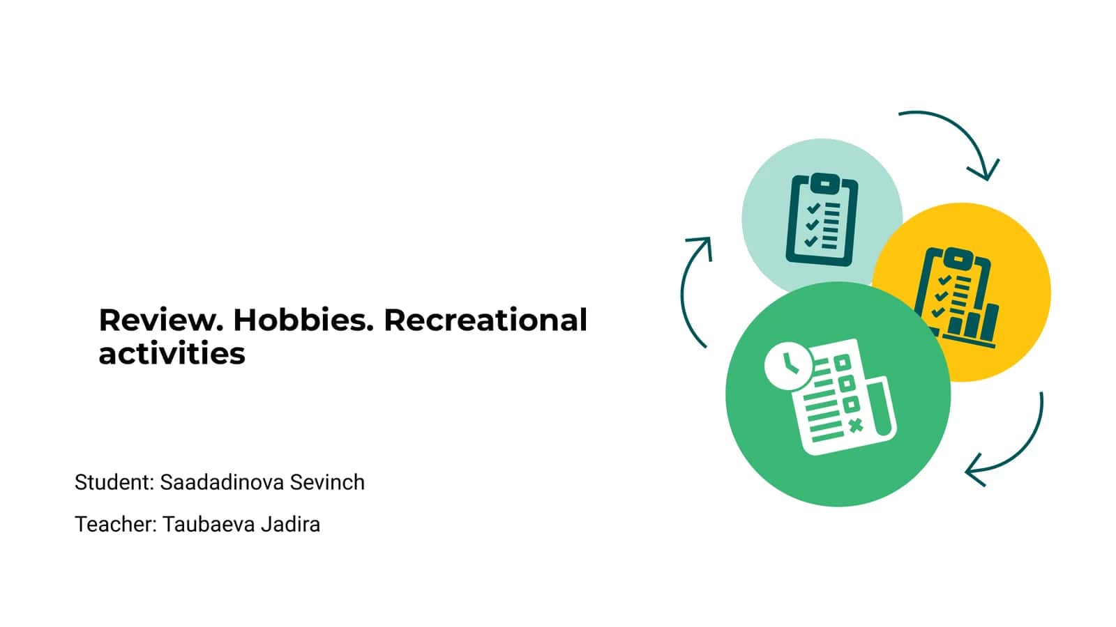 Hobbies and Recreational Activities 1