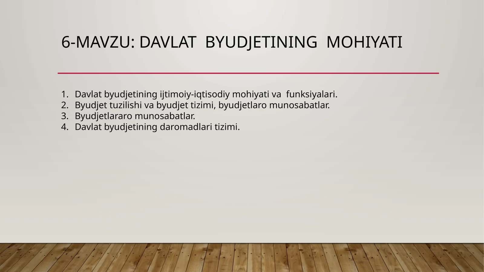Davlat byudjetining mohiyati 1