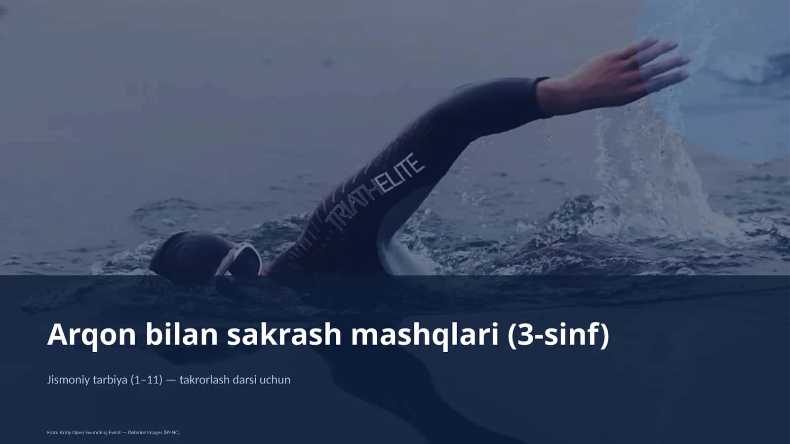 Arqon bilan sakrash mashqlari (3-sinf) 1