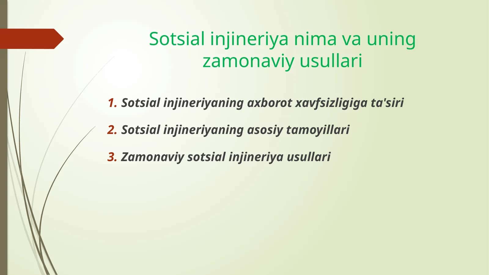 Sotsial injineriya nima va uning zamonaviy usullari 1