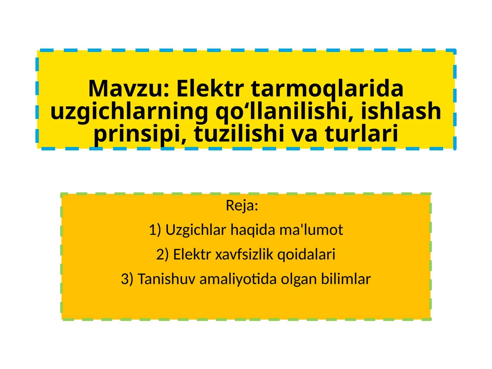 Avtomatik oʻchirgich 1