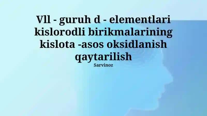 Xlorning kislorodli birikmalari