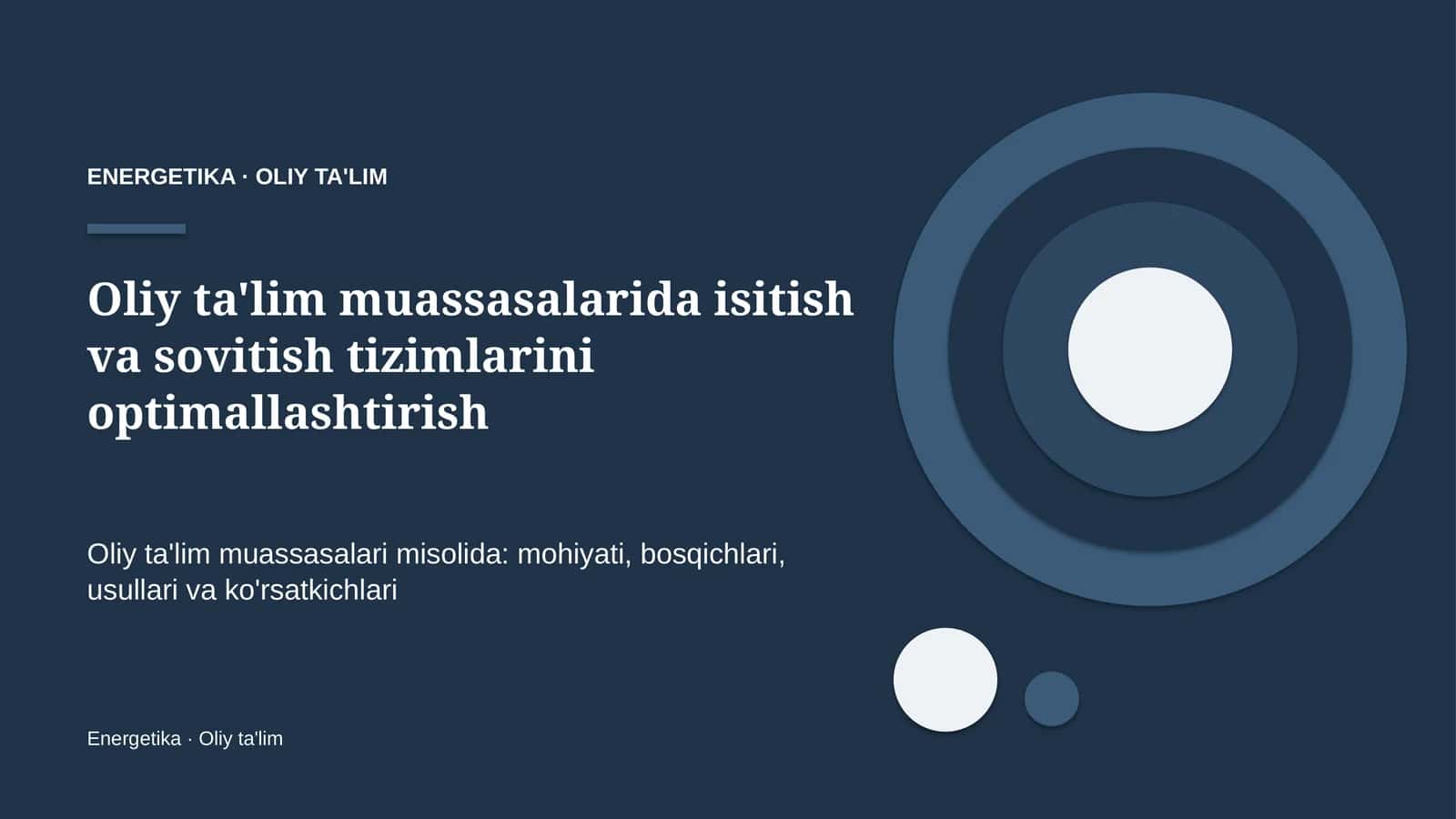 oliy ta'lim muassasalarida isitish va sovitish tizimlarini optimallashtirish 5066 1