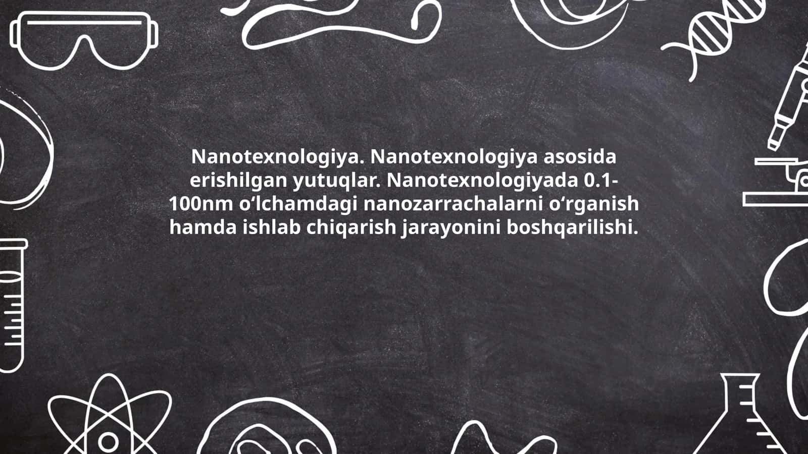 Nanotexnologiya. Nanotexnologiya asosida erishilgan yutuqlar 1