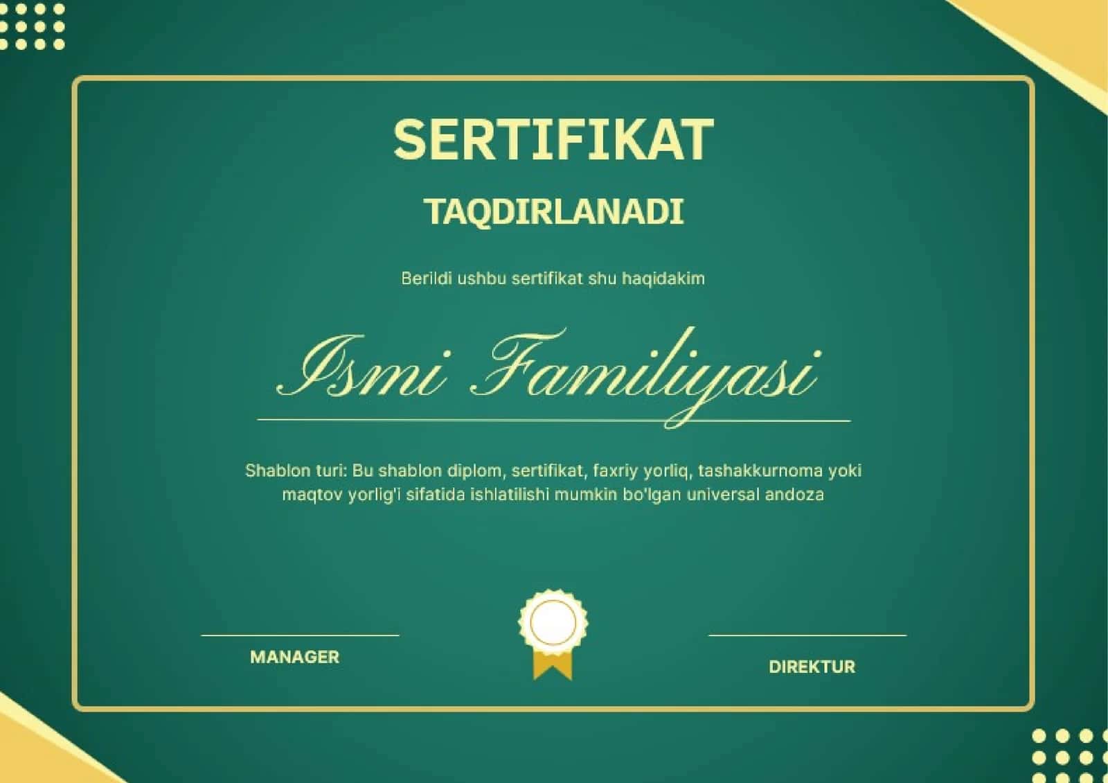 Sertifikat 1
