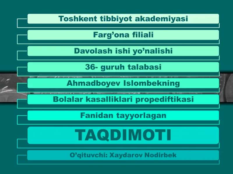 Siydik chiqaarish yo’llari neyrogen disfunksiyasi 1