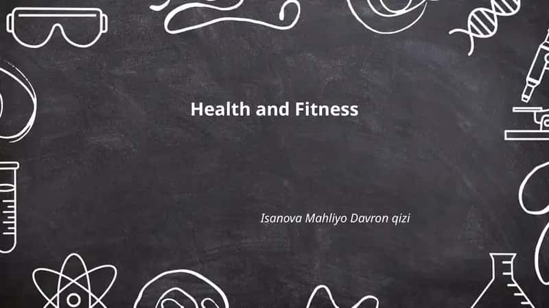 Health and Fitness 1