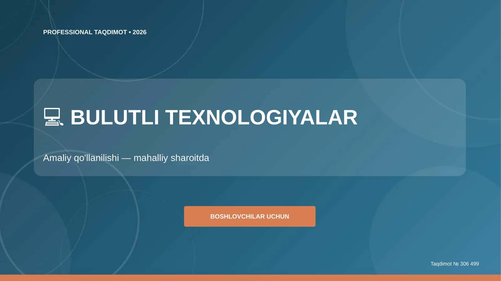 PROFESSIONAL TAQDIMOT • 2026 1