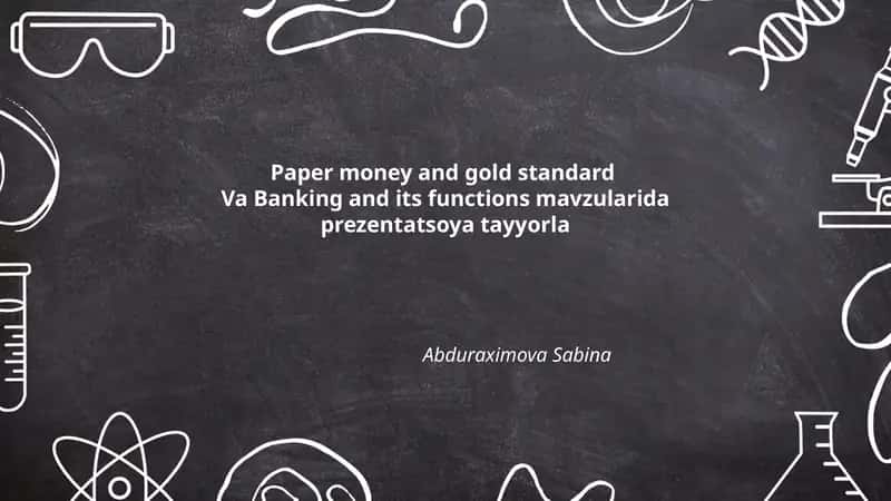 Paper money and gold standard 1