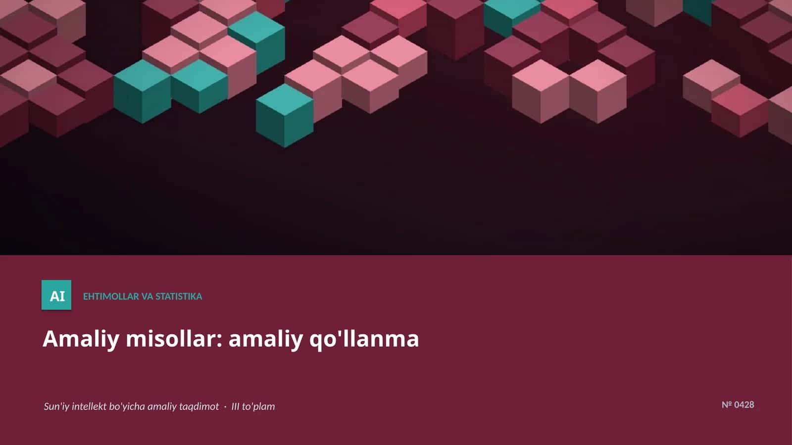 Ehtimollar va Statistika 1
