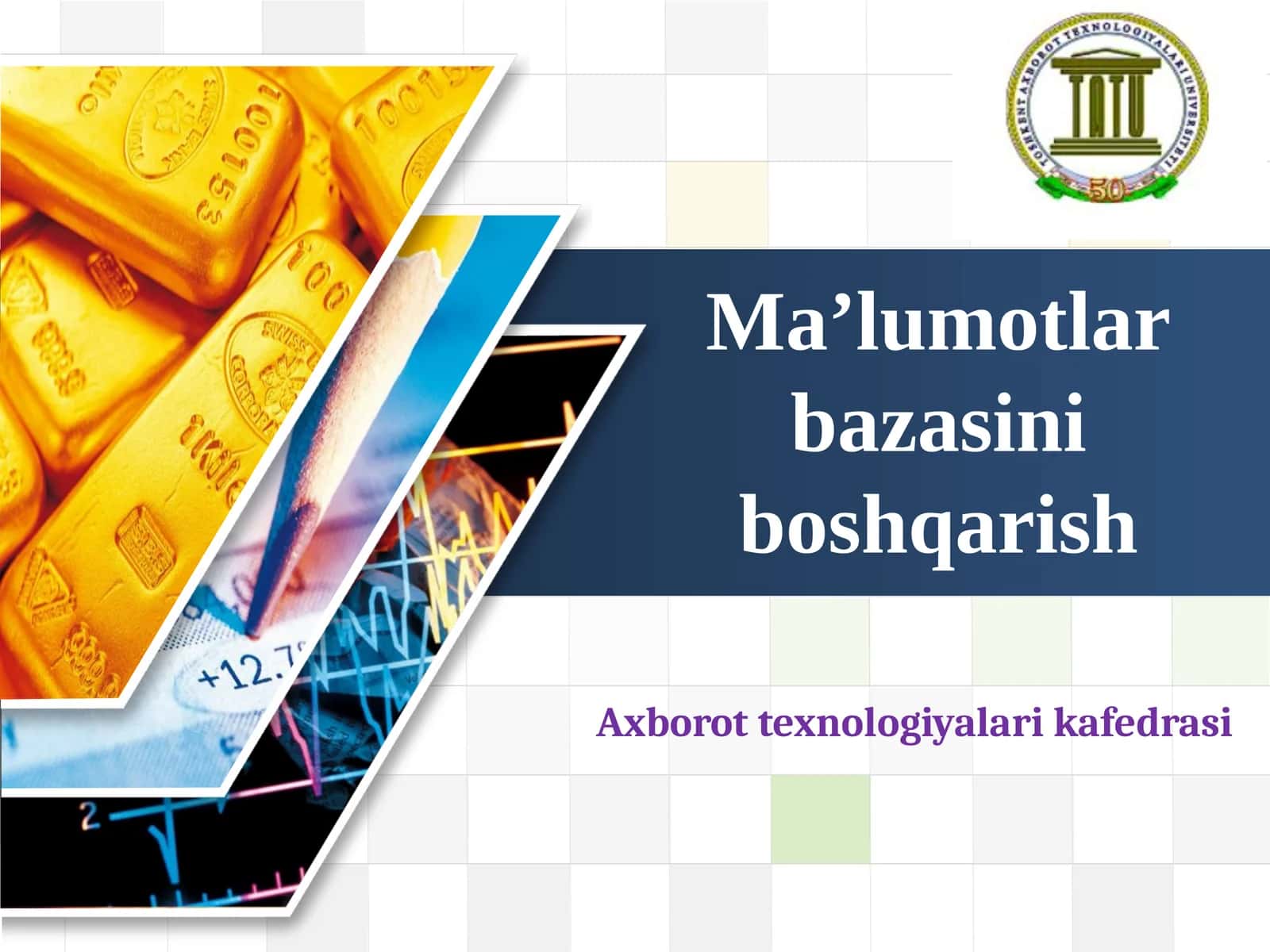 SQLda standart funksiyalar, qo’shimcha operatorlar orqali ma’lumotlar yozish, o’zgartirish va o’chirish 1