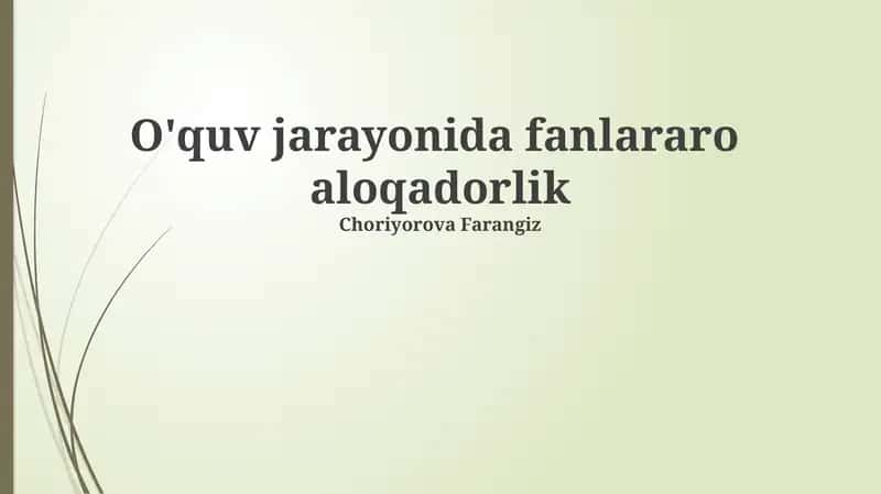 Interfaol o'quv uslublari 1