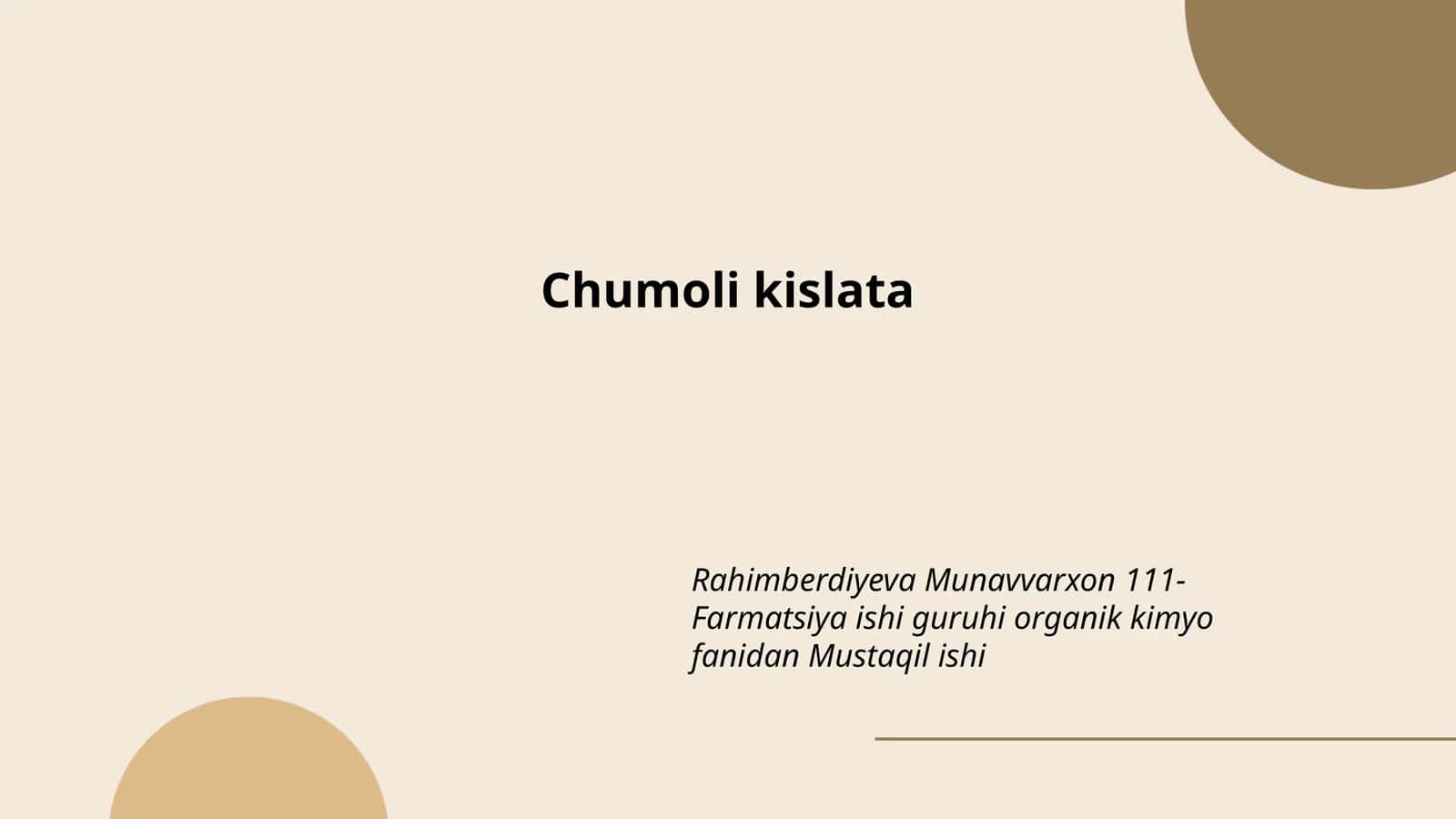 Chumoli kislata 1