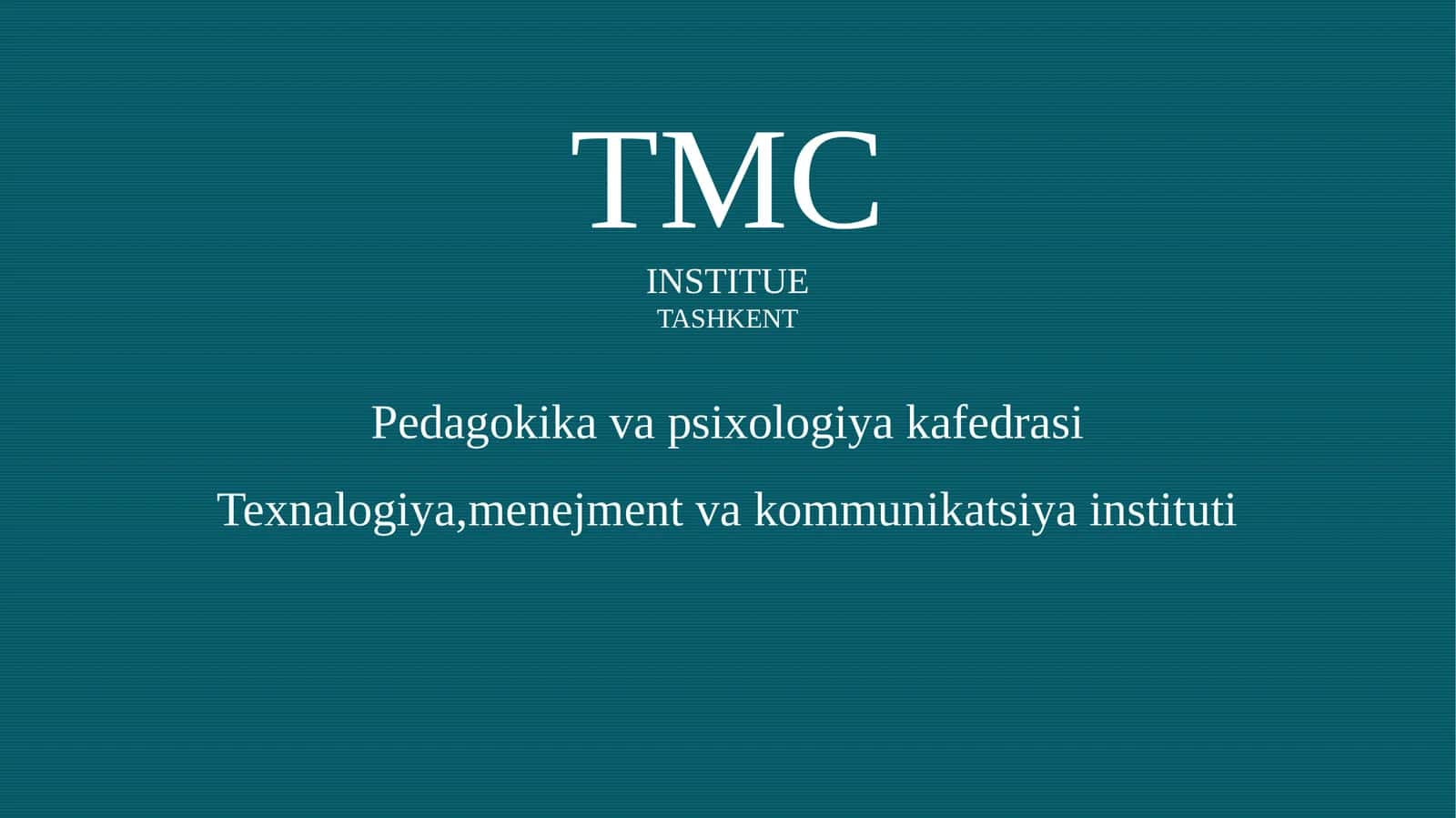 BOSHLANG'ICH TA'LIM YO'NALISHI BTS-22-27-GURUX TALABASI UMMATOVA SARVINOZ KOMILJONOVNANING MALAKAVIY AMALIYOTIDAN TAYYORLAGAN TAQDIMOTI 1