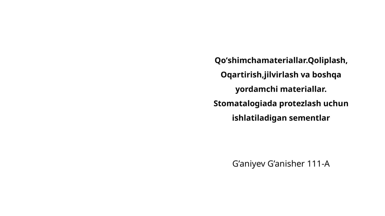 Qoʻshimchamateriallar 1