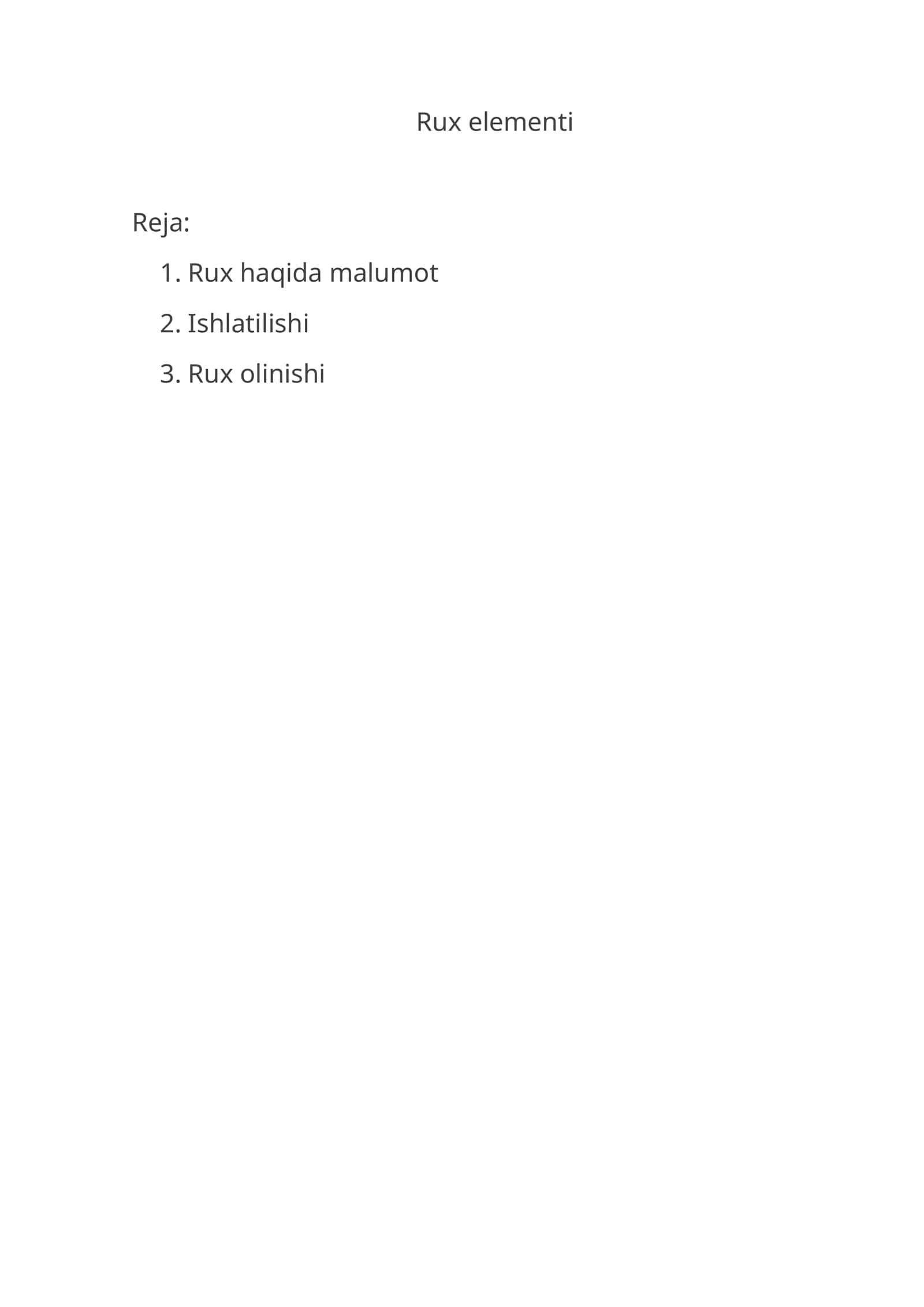 Rux elementi 1