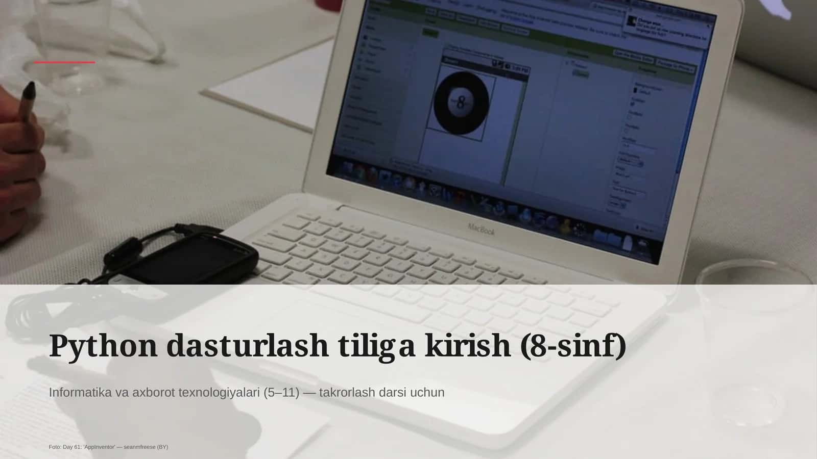 Python dasturlash tiliga kirish (8-sinf) 1