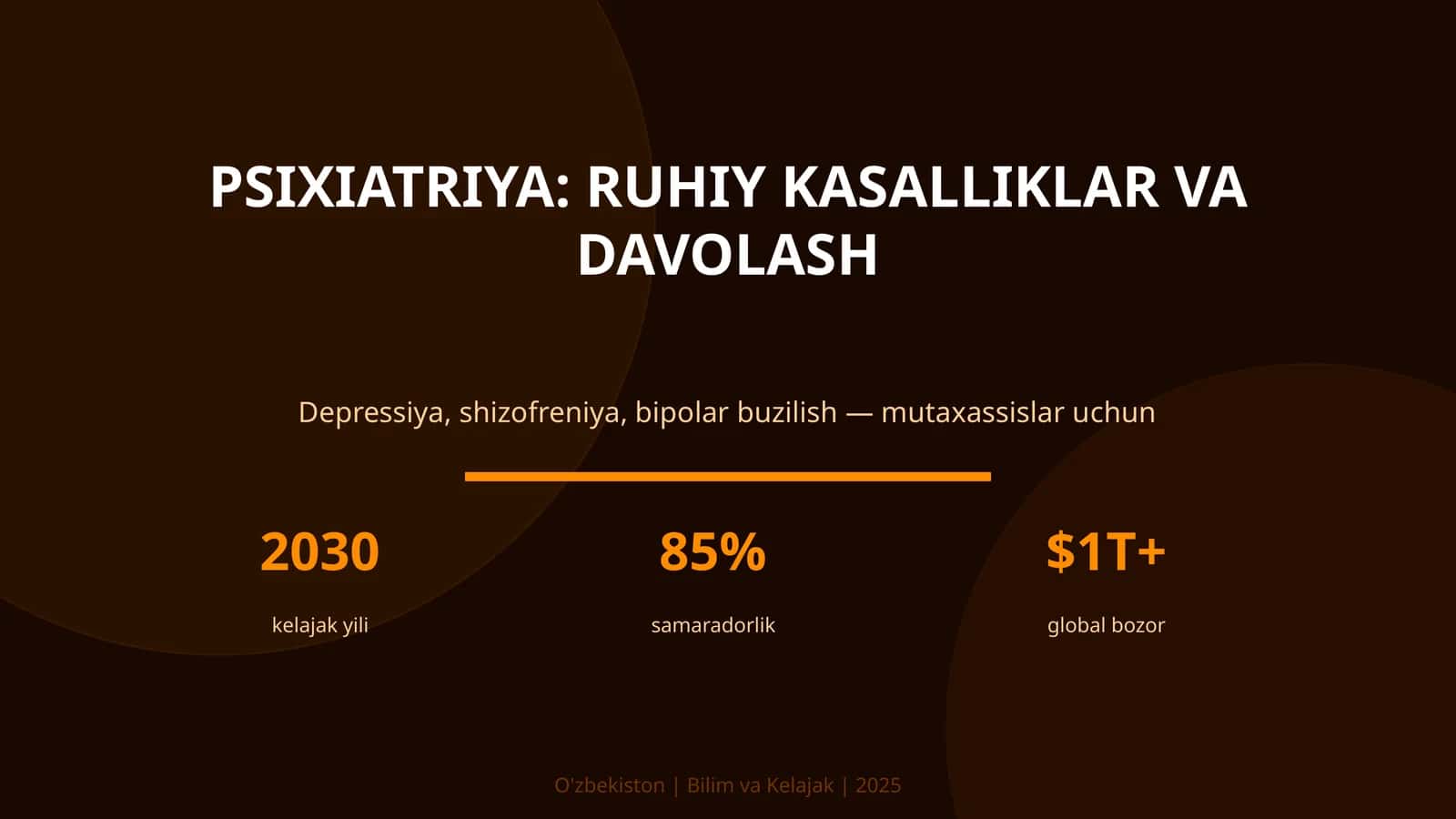 Psixiatriya: ruhiy kasalliklar va davolash 1