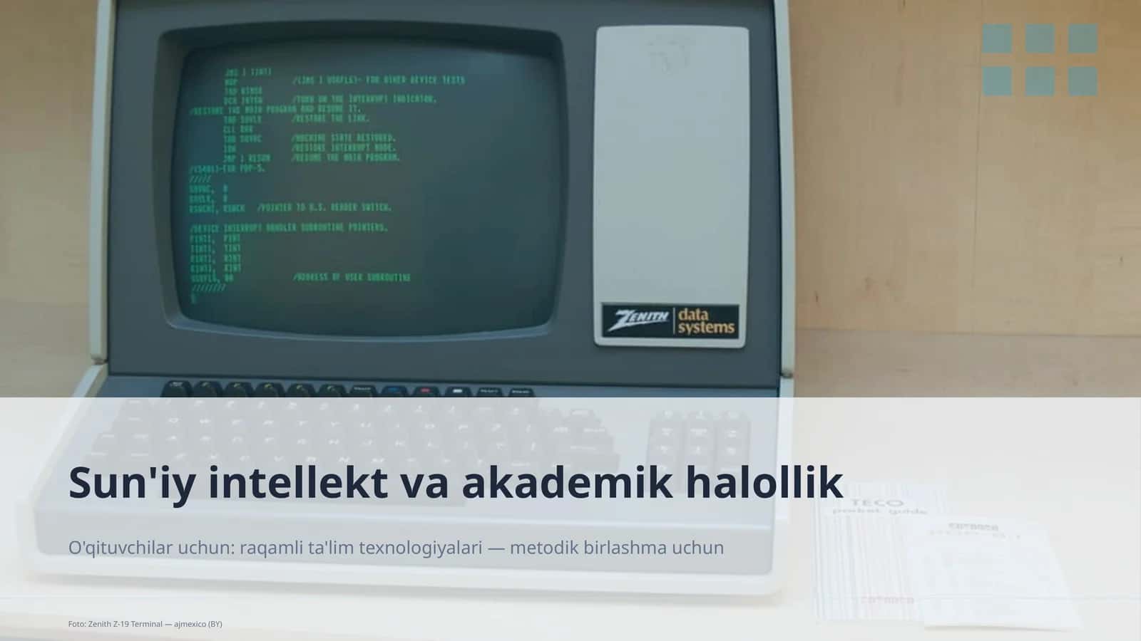Sun'iy intellekt va akademik halollik 1