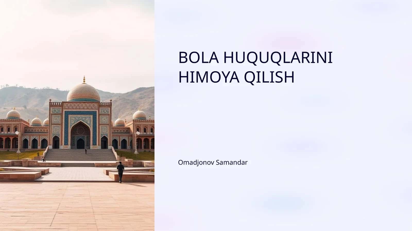 BOLA HUQUQLARINI HIMOYA QILISH 1