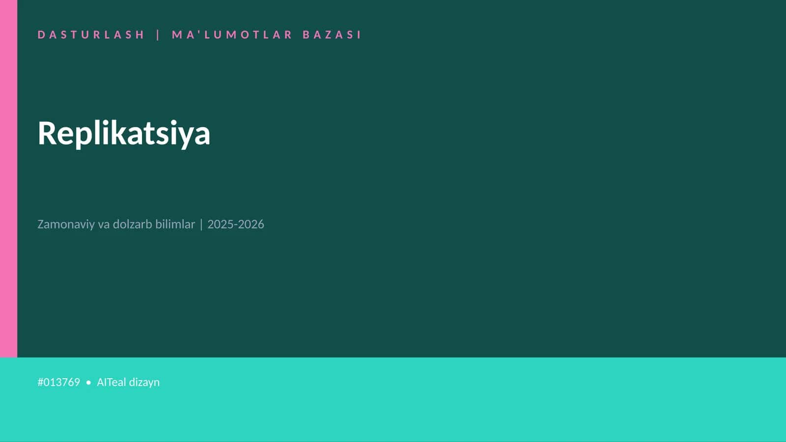 Replikatsiya 1