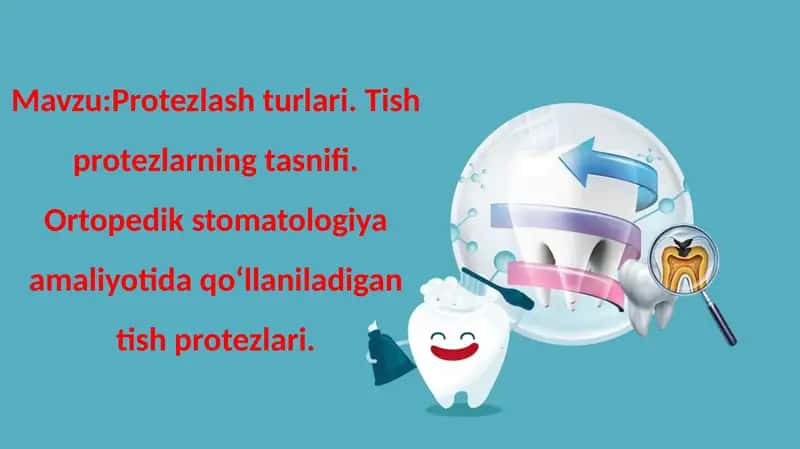 Protezlash. protez turlari 1