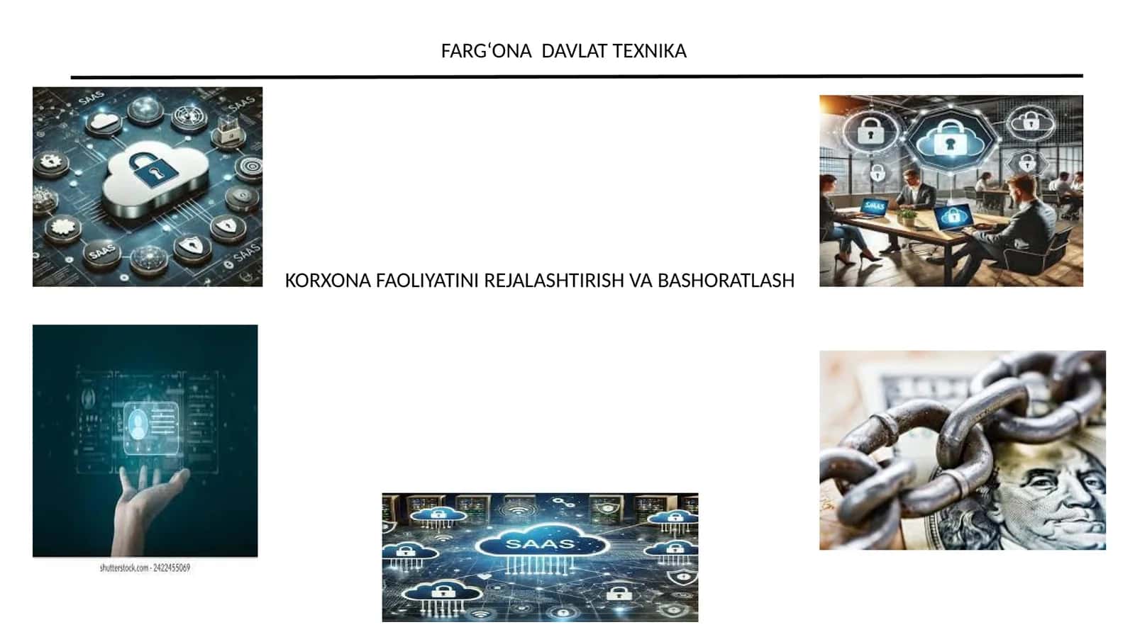 Korxona Faoliyatini Rejalashtirish va Bashoratlash 1